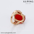 14581 Best selling jewelry elegant ring with zircon 18k latest gold ring designs for women